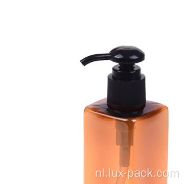 Plastic lotion flespomp draaivergrendeling Eenvoudig vergrendeling met gouden aluminium